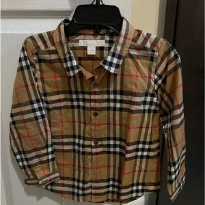 Burberry Toddler button down size 2t